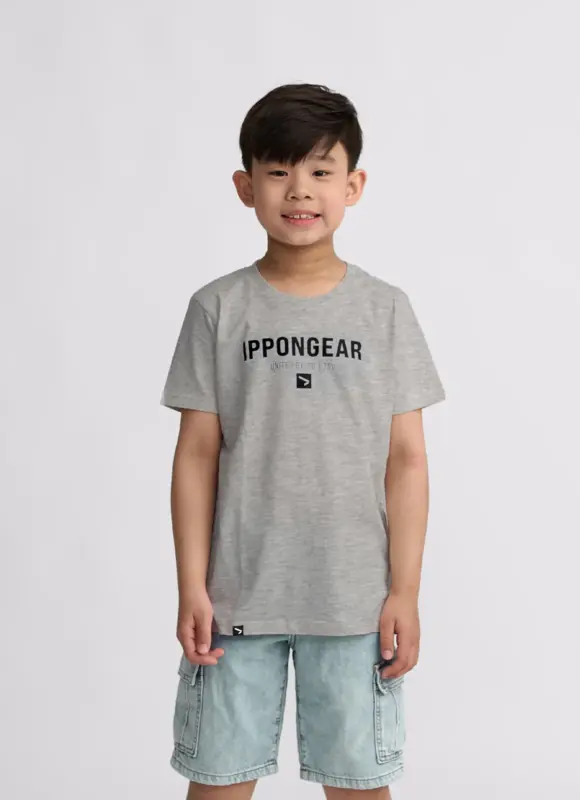 Camiseta gris claro niño - BJJ Claim