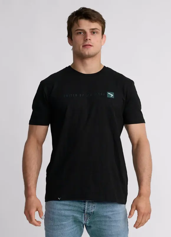 Camiseta negra hombre - United By BJJ