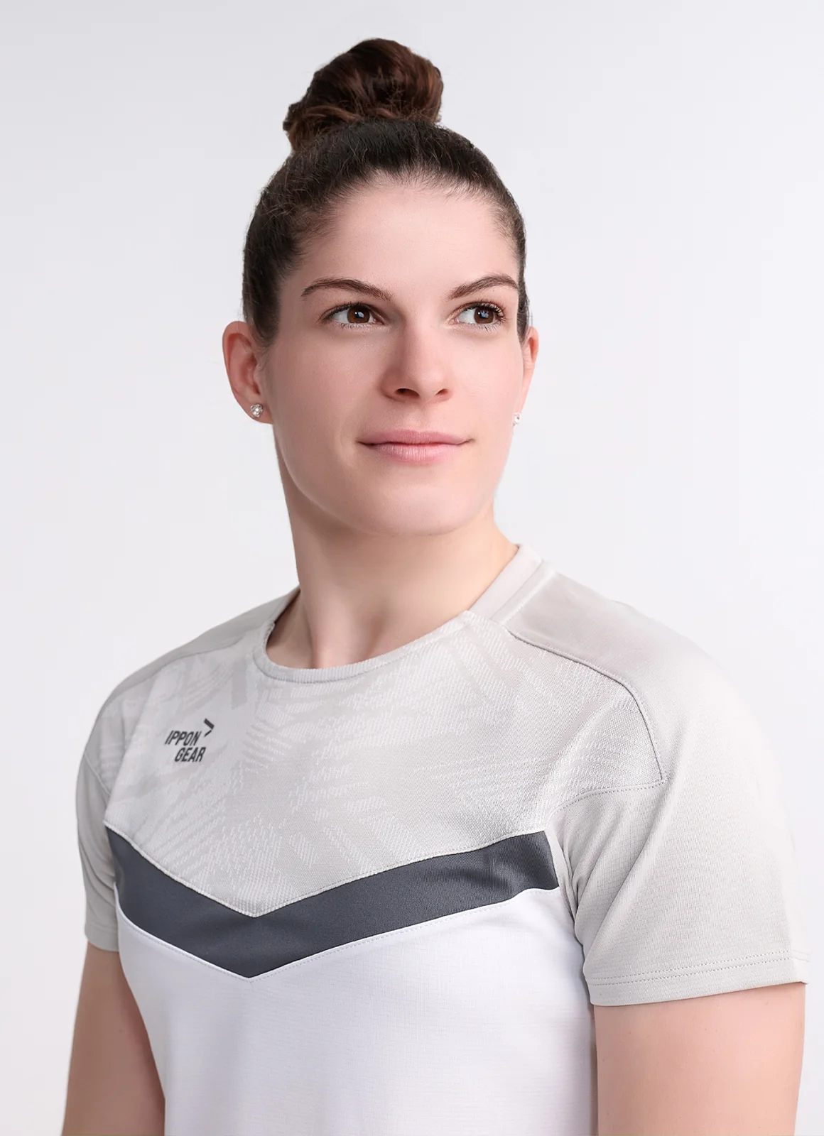 IPPONGEAR_Iconic Teamwear Tee Women_white-soft grey-anthra light_emotion