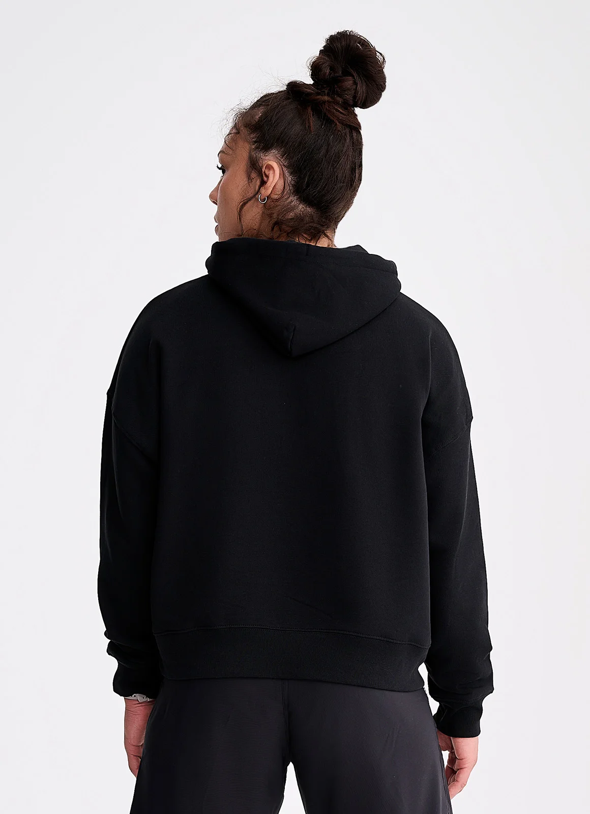 IPPONGEAR_Lifestyle Collection_Women Oversize Hoodie Minimal 2_black_back