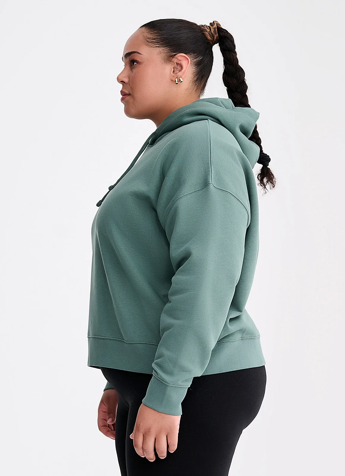 IPPONGEAR_Lifestyle Collection_Women Oversize Hoodie Minimal 2_green bay_side