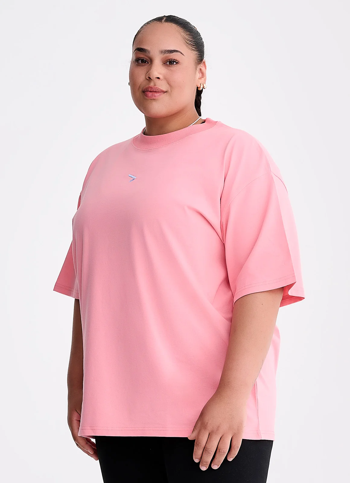 IPPONGEAR_Lifestyle Kollektion_Oversize T-Shirt Icon Unisex_pink joy_half side