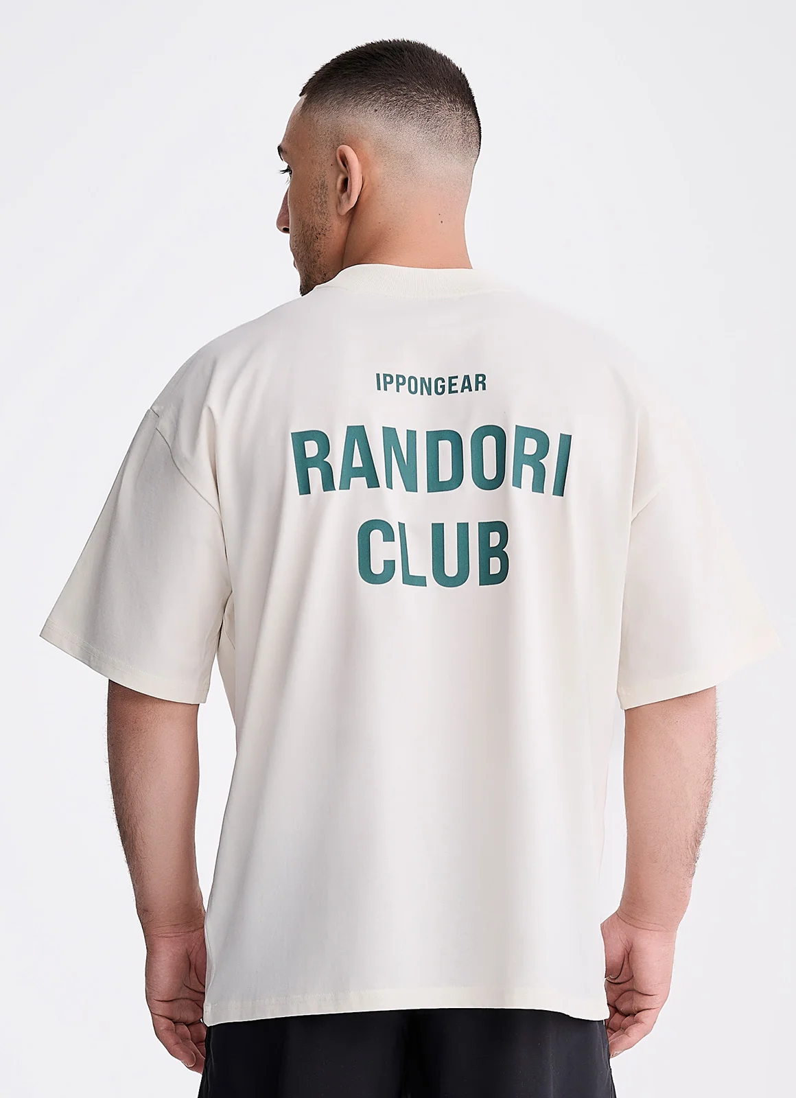 IPPONGEAR_Lifestyle Kollektion_Oversize T-Shirt Randori Club Unisex_cream_back