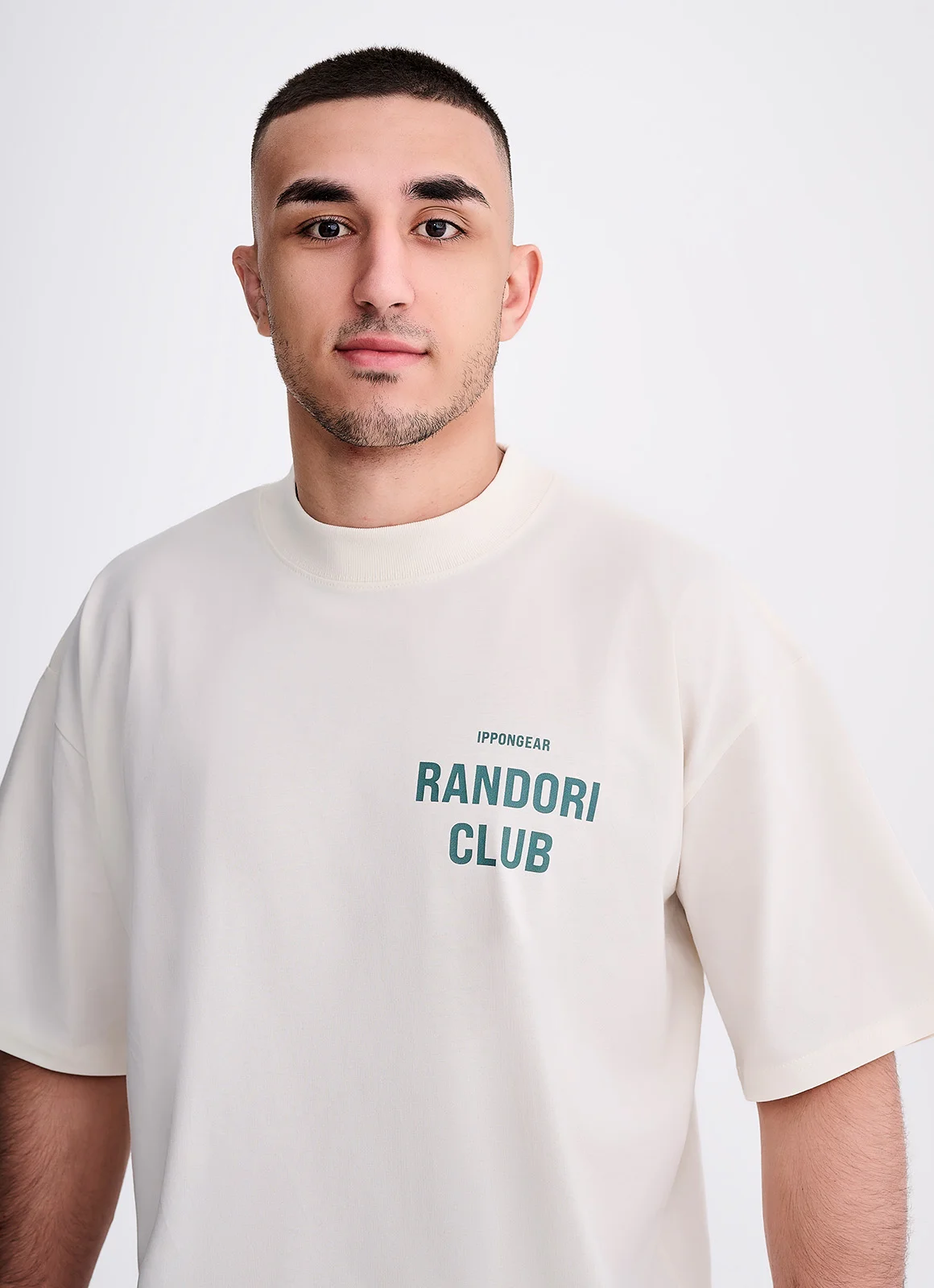 IPPONGEAR_Lifestyle Kollektion_Oversize T-Shirt Randori Club Unisex_cream_emotion