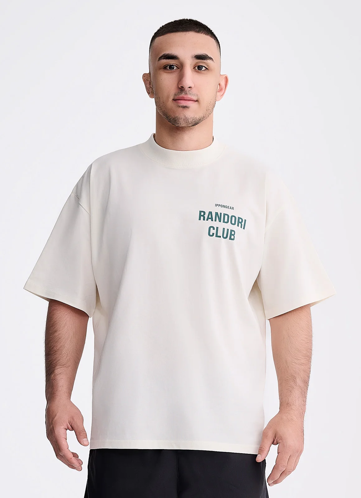 IPPONGEAR_Lifestyle Kollektion_Oversize T-Shirt Randori Club Unisex_cream_front