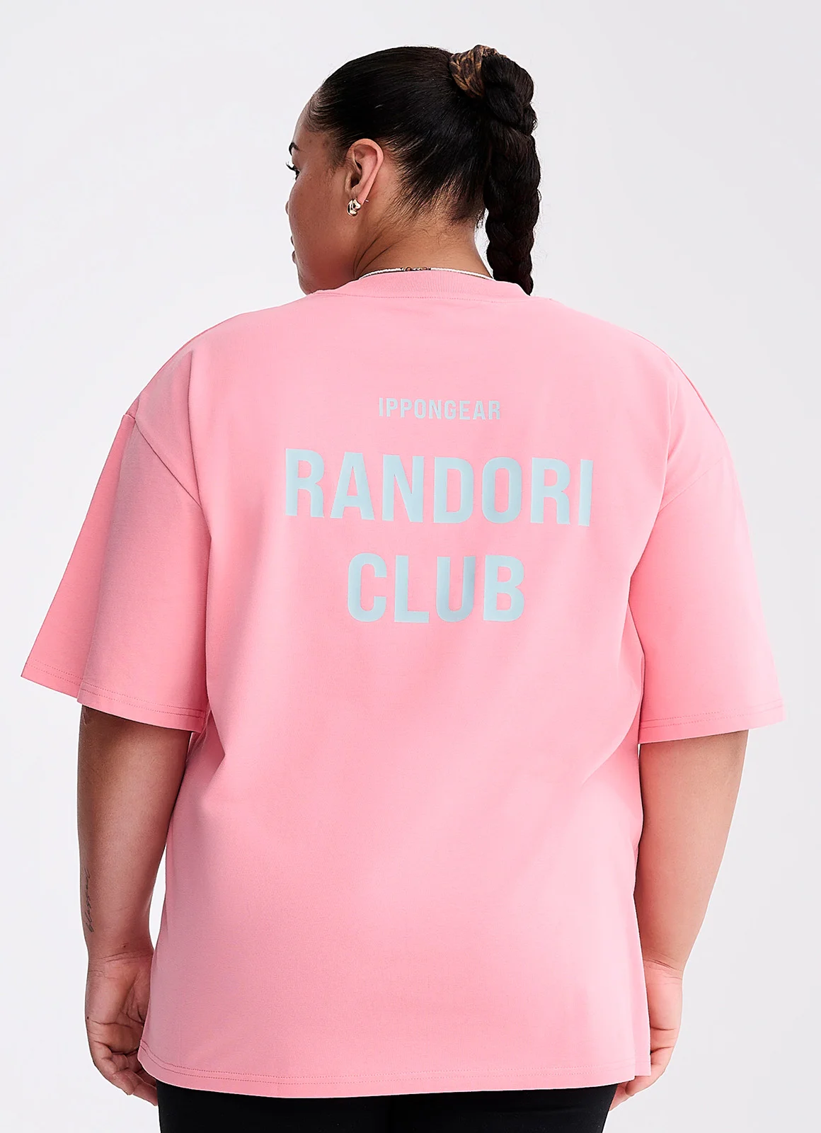 IPPONGEAR_Lifestyle Kollektion_Oversize T-Shirt Randori Club Unisex_pink joy_back