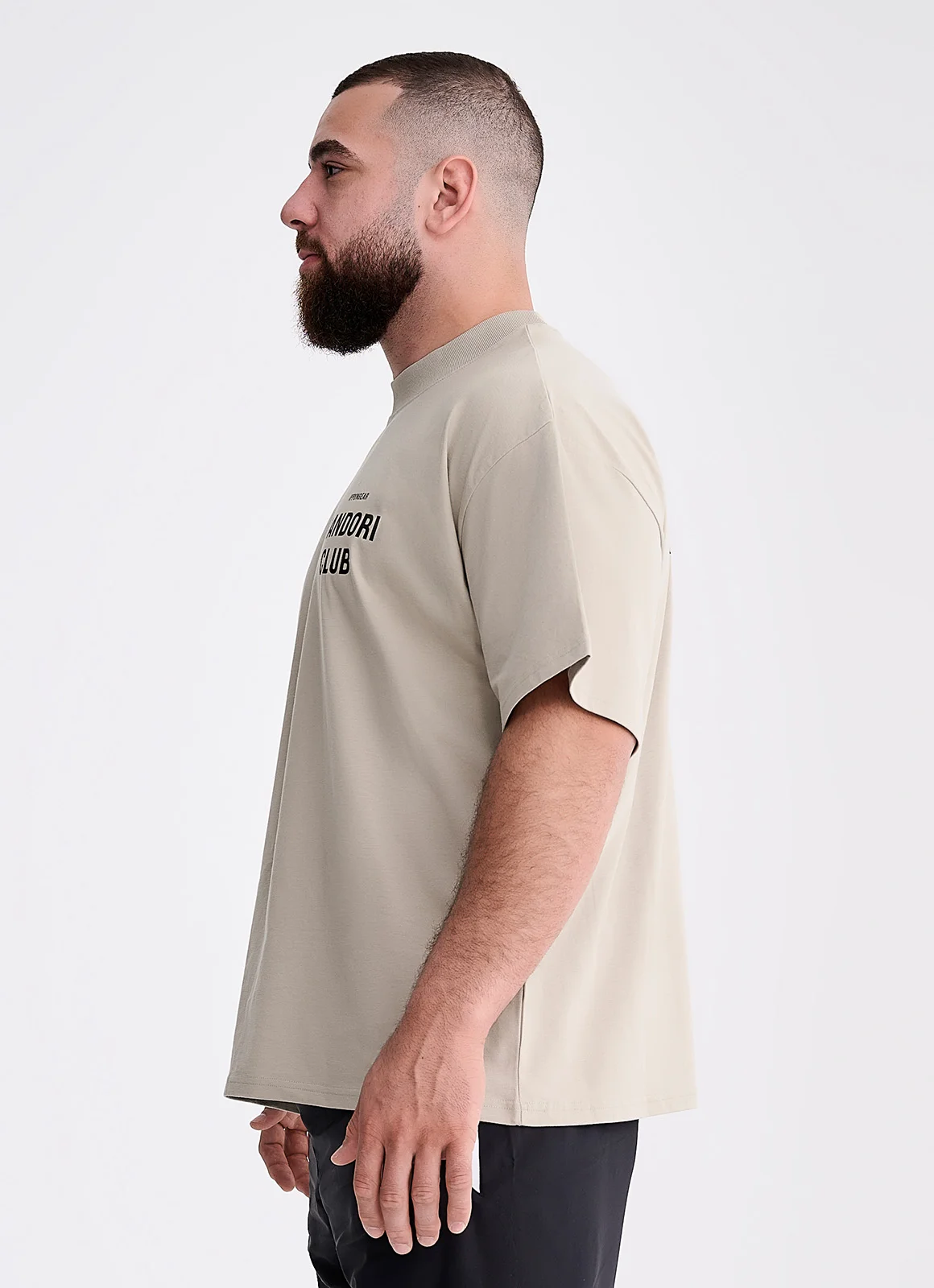 IPPONGEAR_Lifestyle Kollektion_Oversize T-Shirt Randori Club Unisex_stone_side