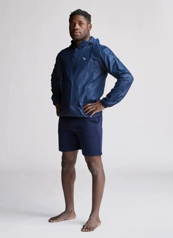 Cortavientos azul marino hombre
