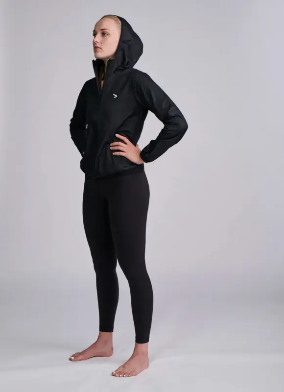 Cortavientos negro mujer