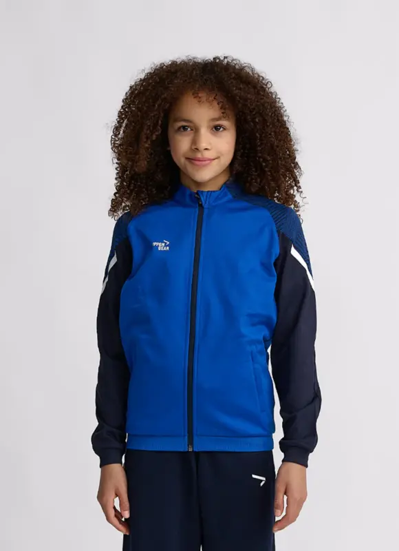 Chaqueta chándal azul niño