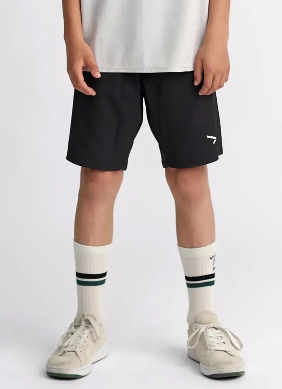 Pantalón corto deporte negro niño