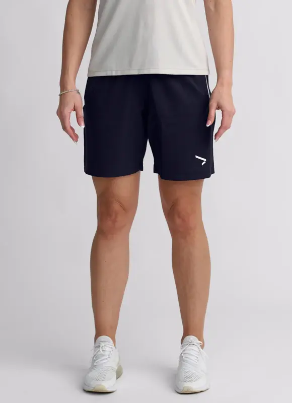 Pantalón corto deporte azul marino mujer