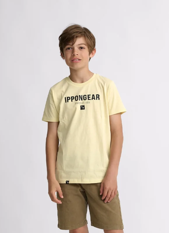 camiseta judo amarilla niño