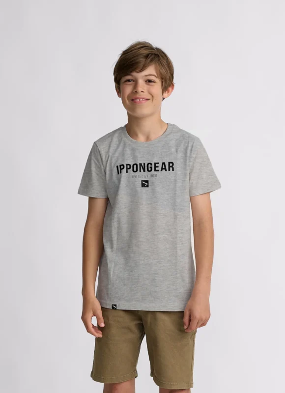 camiseta judo gris niño