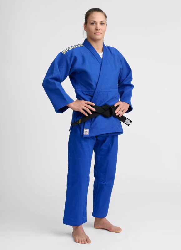 judogi azul ijf para mujer